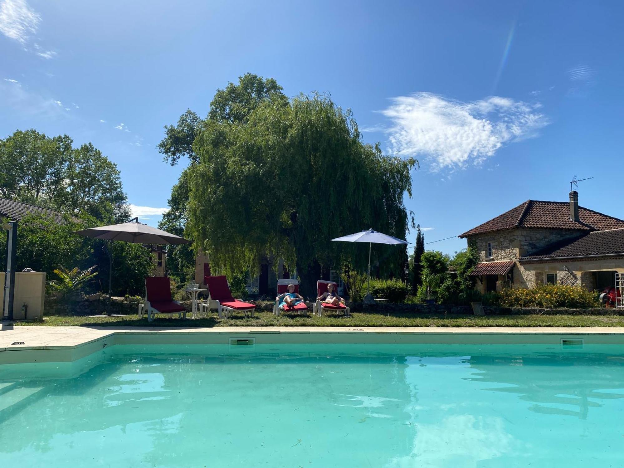 Вилла Sfeervol Vakantiehuis Op Landgoed Aan De Dordogne Prudhomat Экстерьер фото